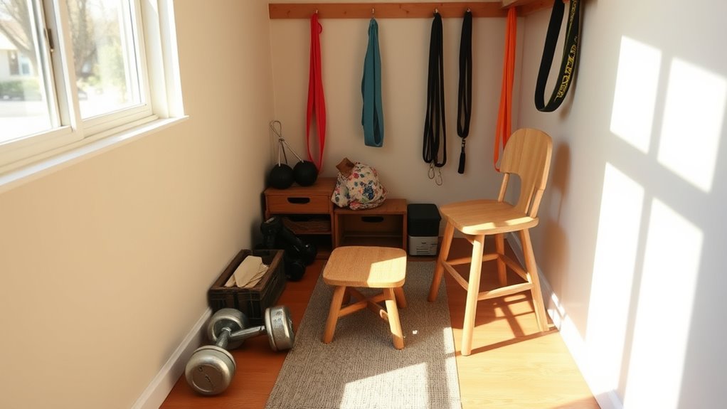 affordable home workout setup