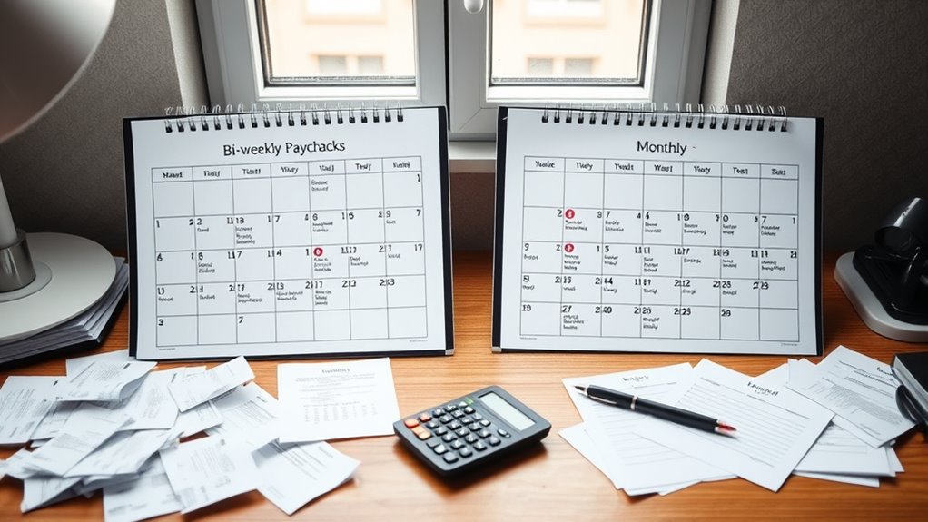 align payments with pay schedule