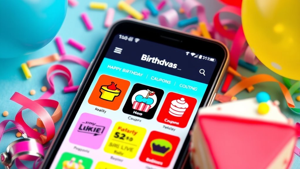 birthday deal tracking apps
