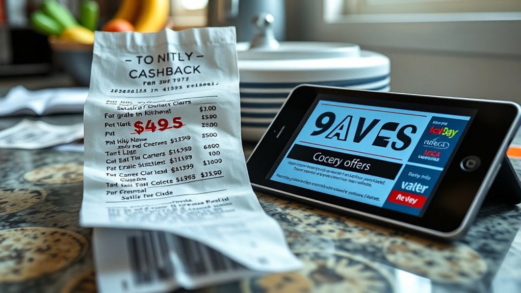 cashback receipts vs digital offers