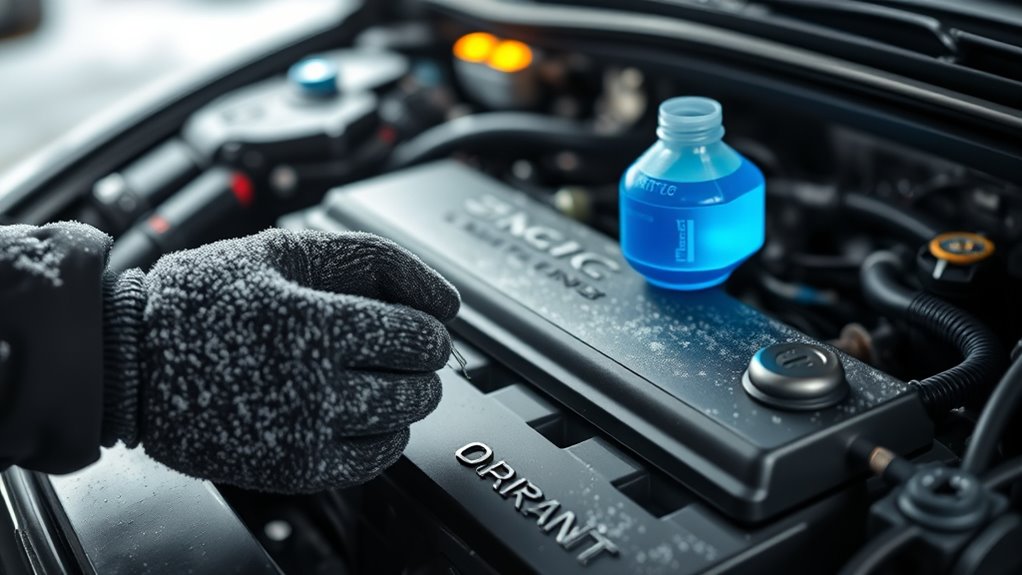 check oil and coolant