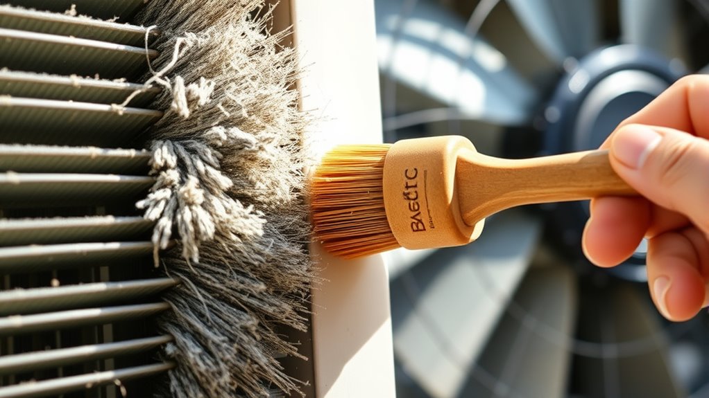 clean coils and fans regularly