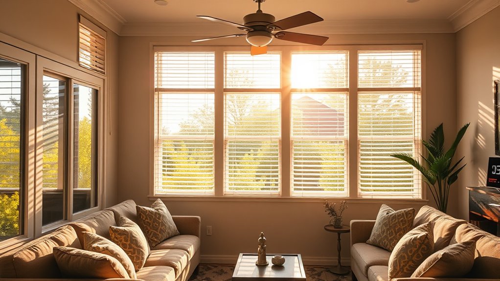 close windows during peak sunlight