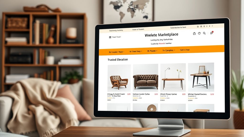 curated authentic furniture marketplace