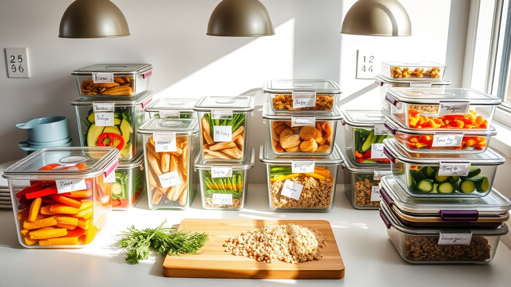 efficient meal prep storage