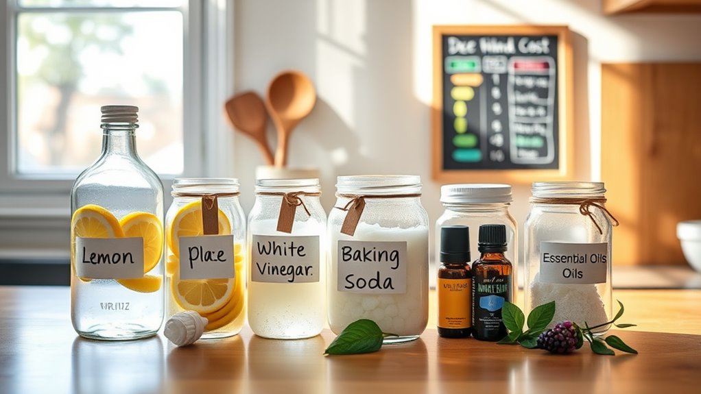 green cleaning product costs