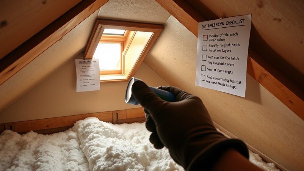 inspect attic insulation integrity