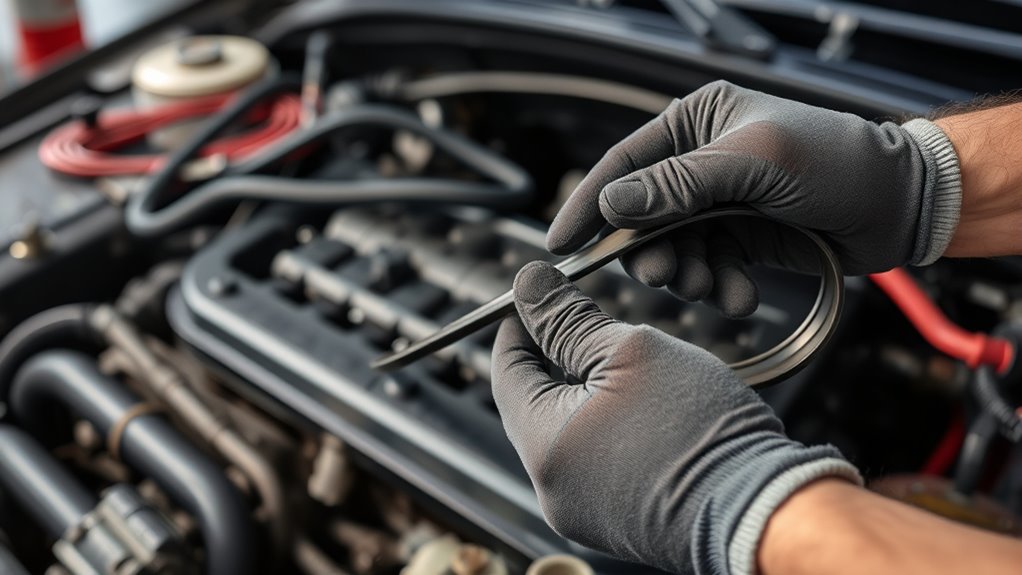 inspect belts hoses regularly