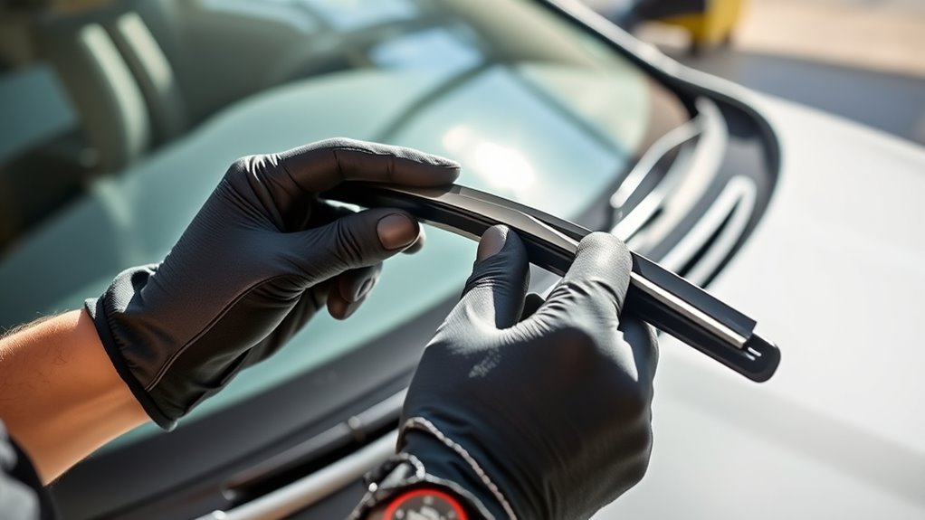 inspect replace worn wipers