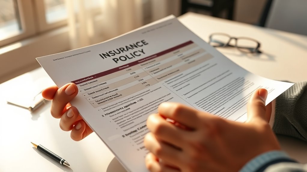 insurance coverage types and limits