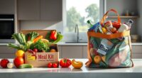 meal kit versus grocery costs