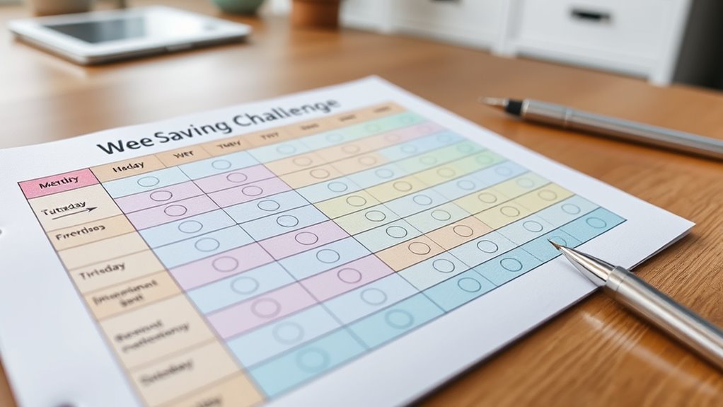 monthly savings progress checks
