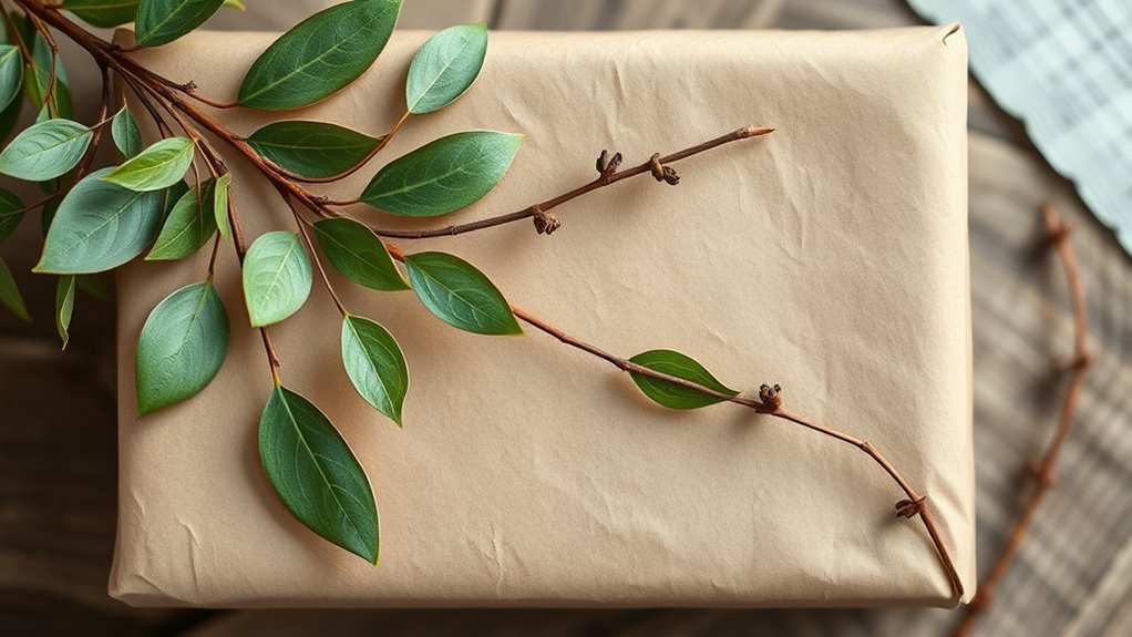natural eco friendly gift embellishments
