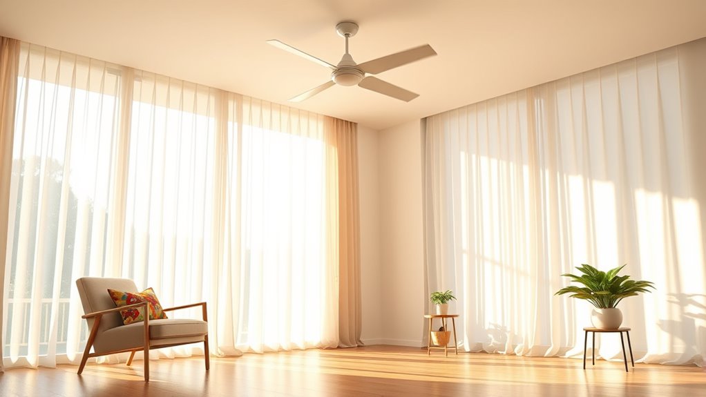 optimize airflow with ceiling fans