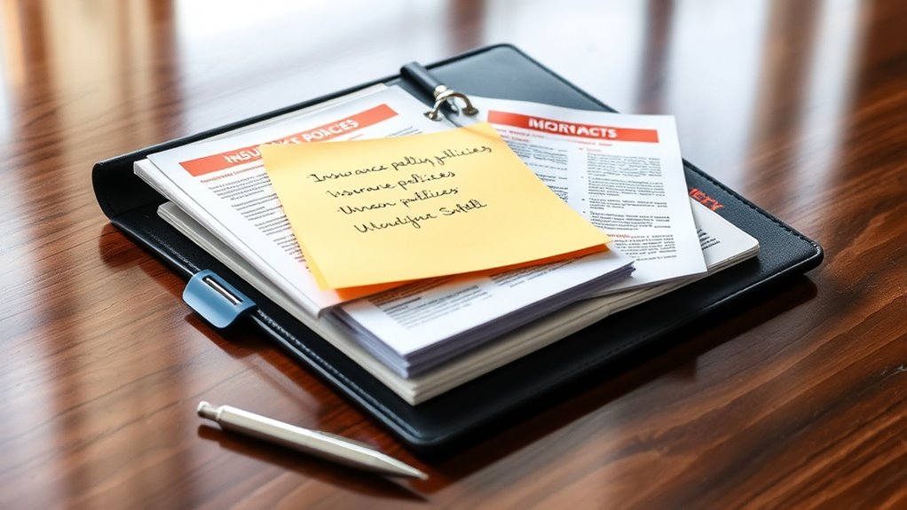 organize and update insurance details