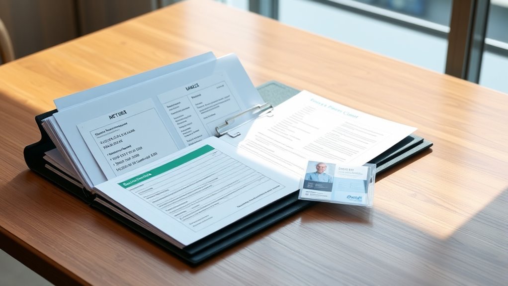 organize financial emergency records