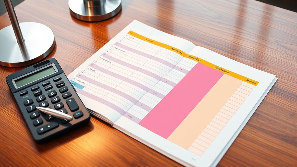 organized budget planning features
