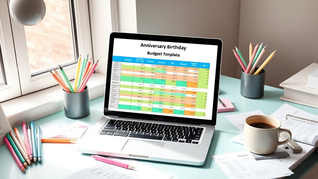 organized celebration budget planning