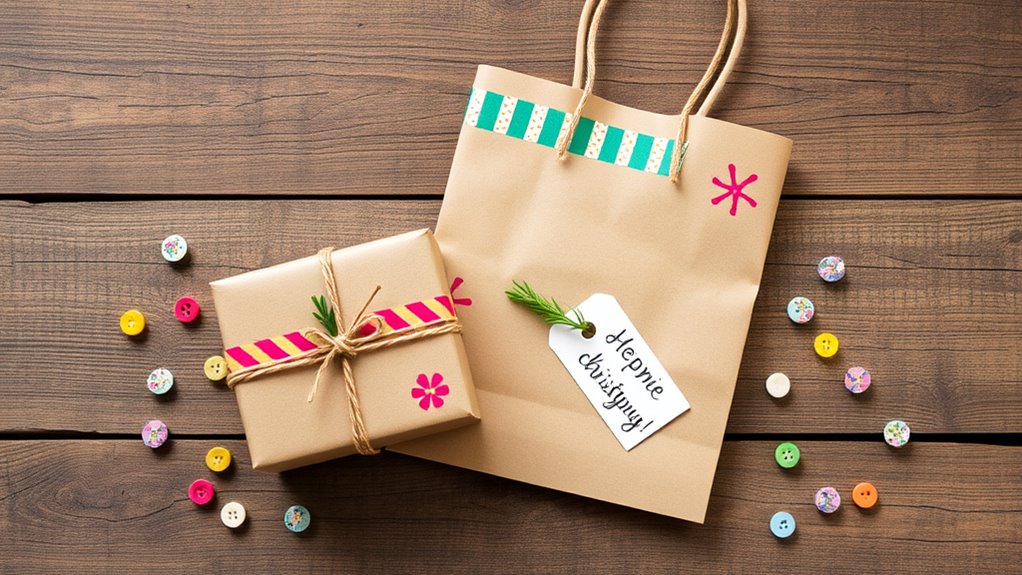 personalized eco friendly gift wrapping