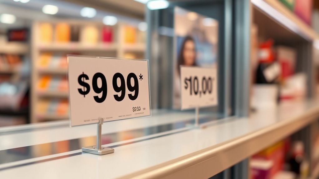 prices ending just below round