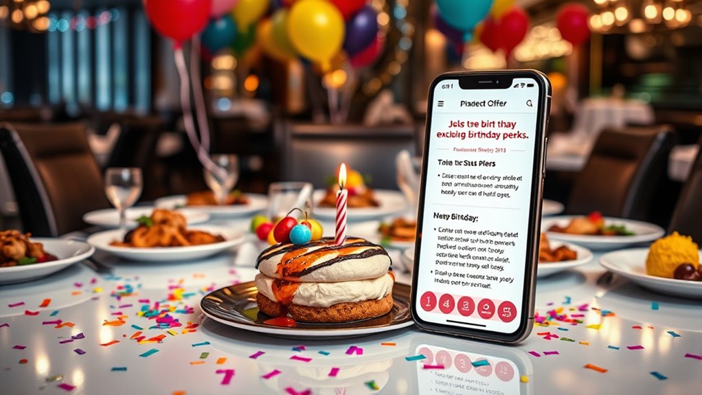 restaurant birthday freebies benefits