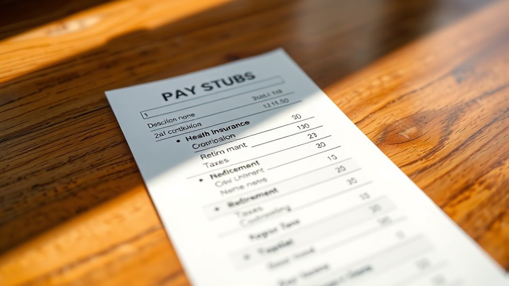 review deductions and contributions