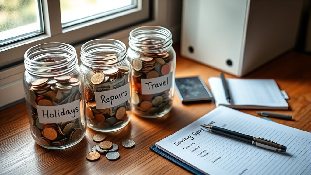 scheduled savings for expenses