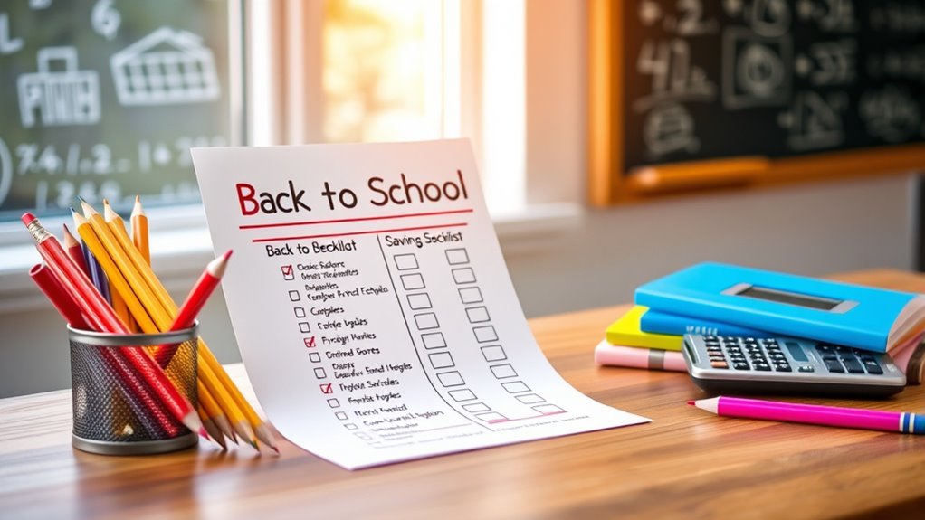 school supplies budget planning