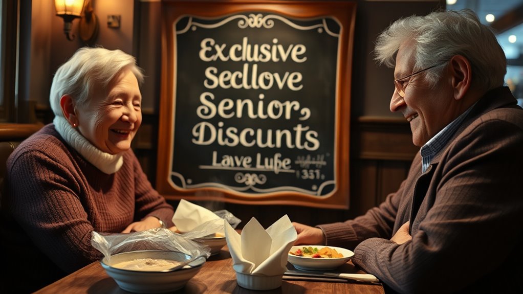 senior dining discount promotions