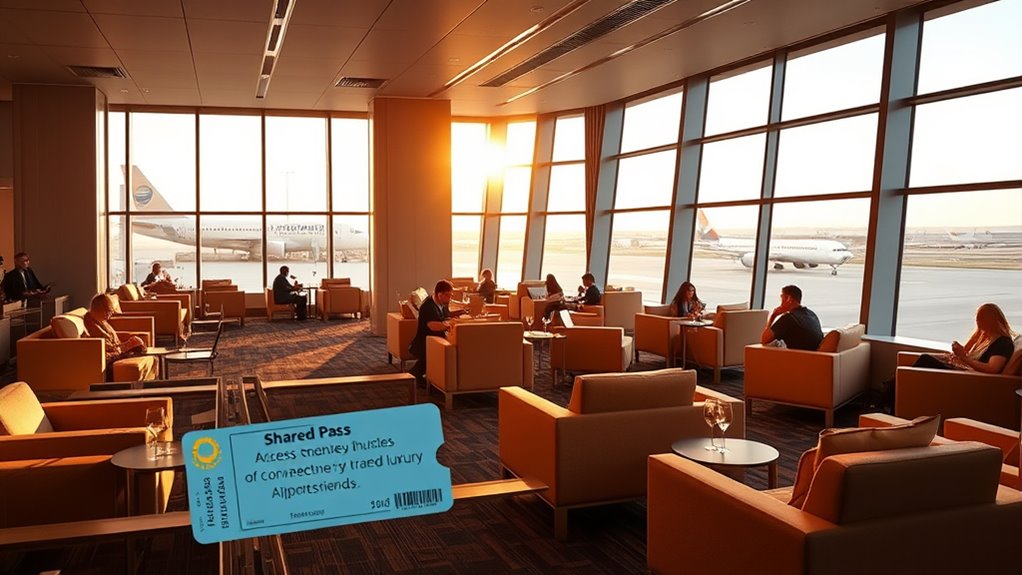share lounge passes efficiently