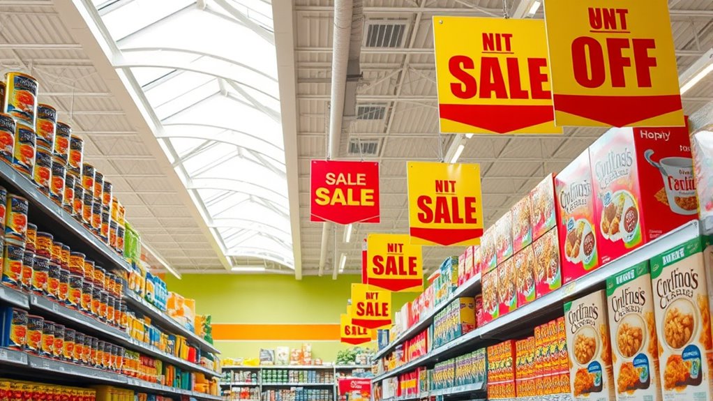 store discounts create price fluctuations