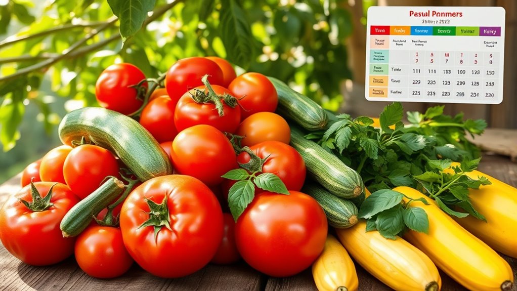 summer s fresh vegetable bounty