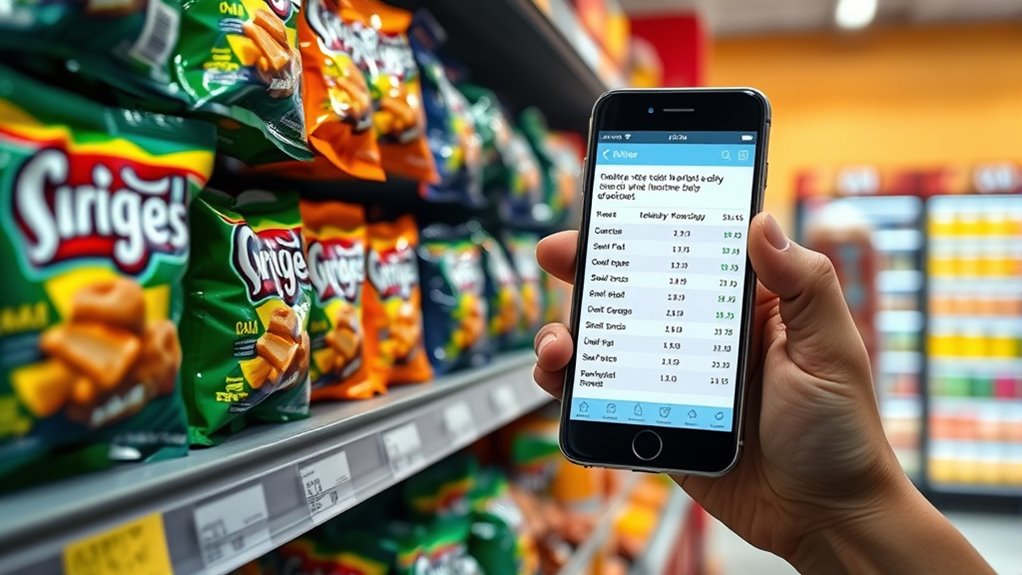 use apps to detect shrinkflation