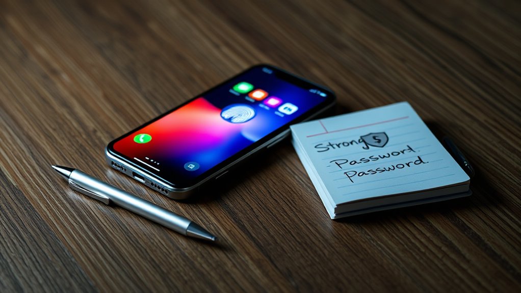 use strong unique passwords
