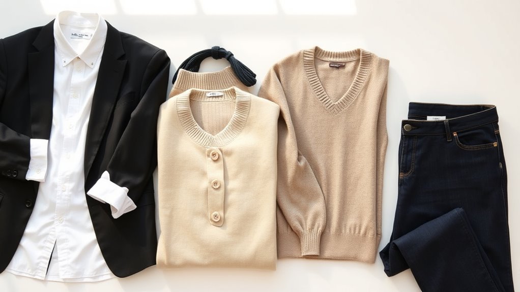 versatile neutral classic staples