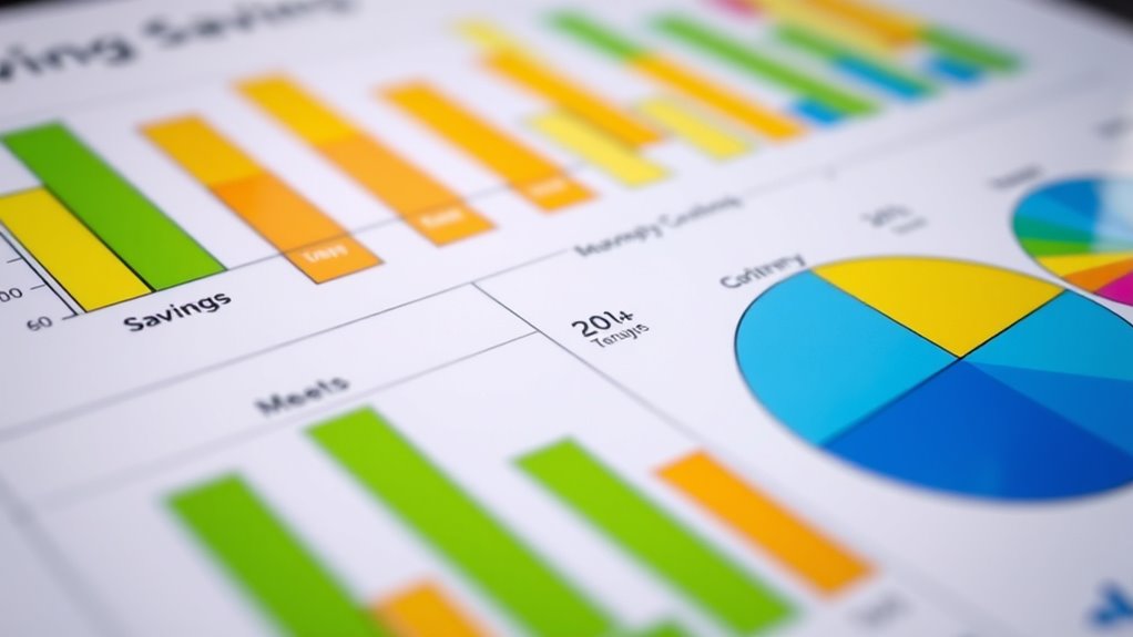 visual charts motivate savings