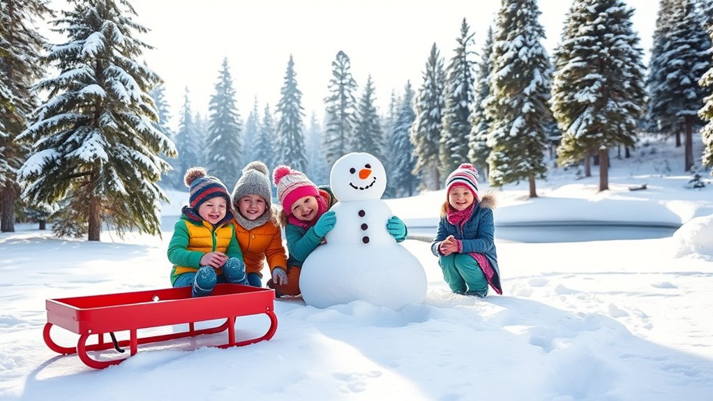 winter outdoor family fun