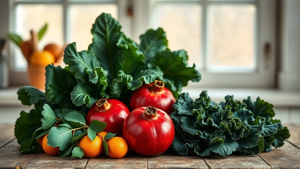 winter vegetables and fruits