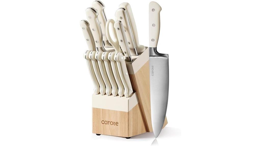 14 piece forged knife set