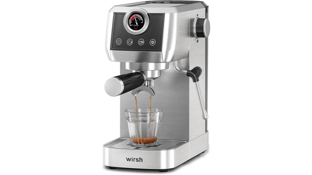 20 bar touch screen espresso