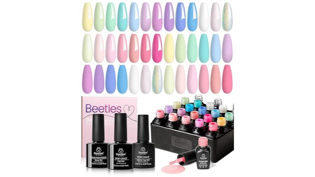 20 color gel nail kit