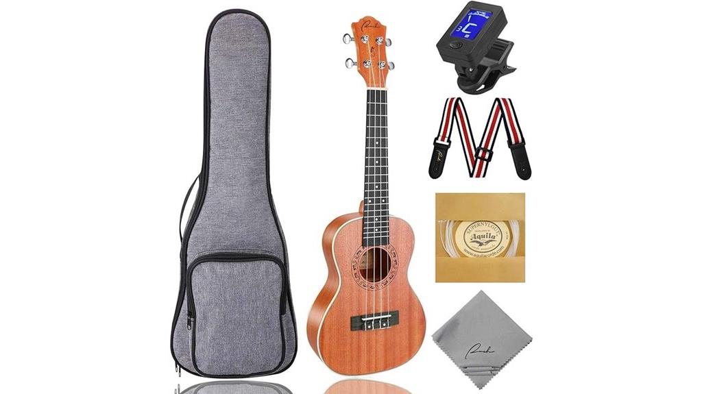 26 inch wooden ukulele