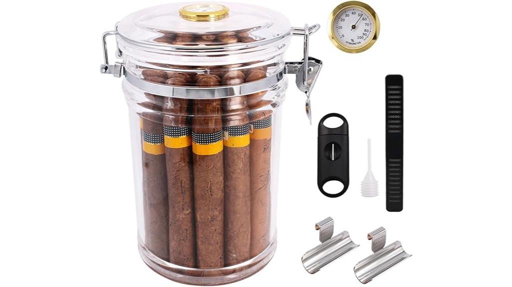acrylic cigar jar