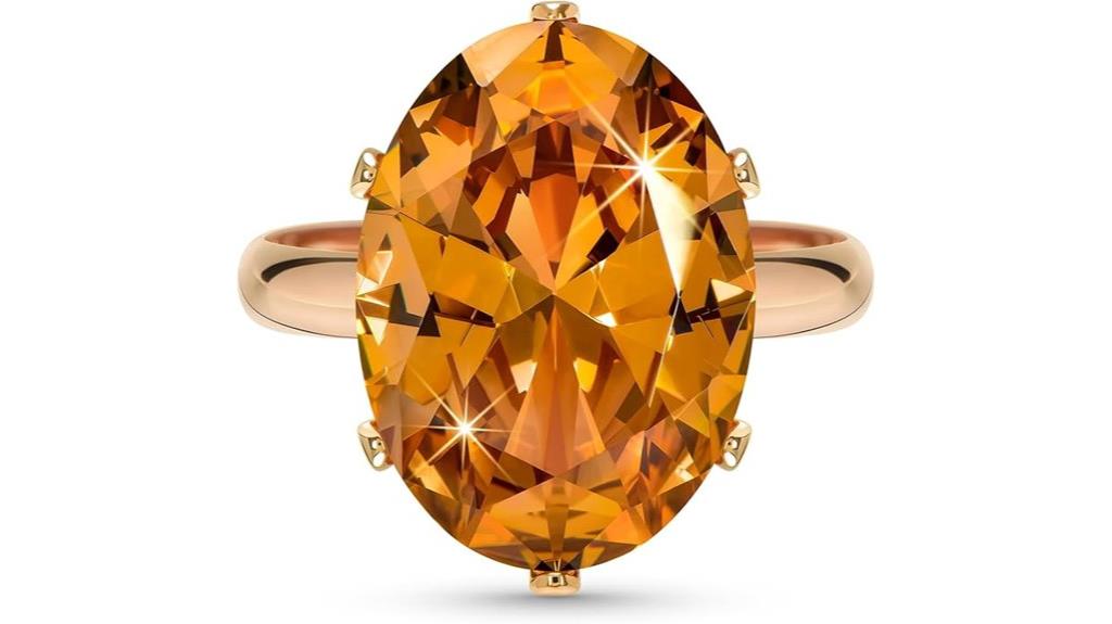 adjustable zirconia moissanite ring