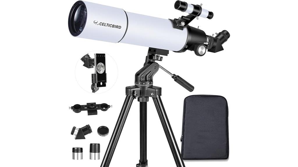adult telescope 80mm aperture