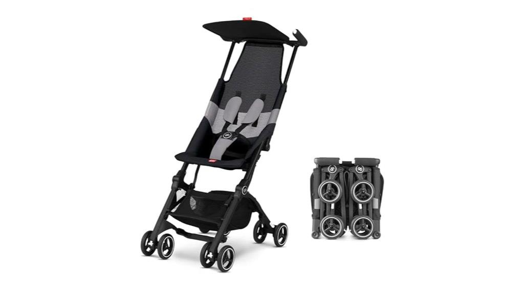 all terrain velvet black stroller
