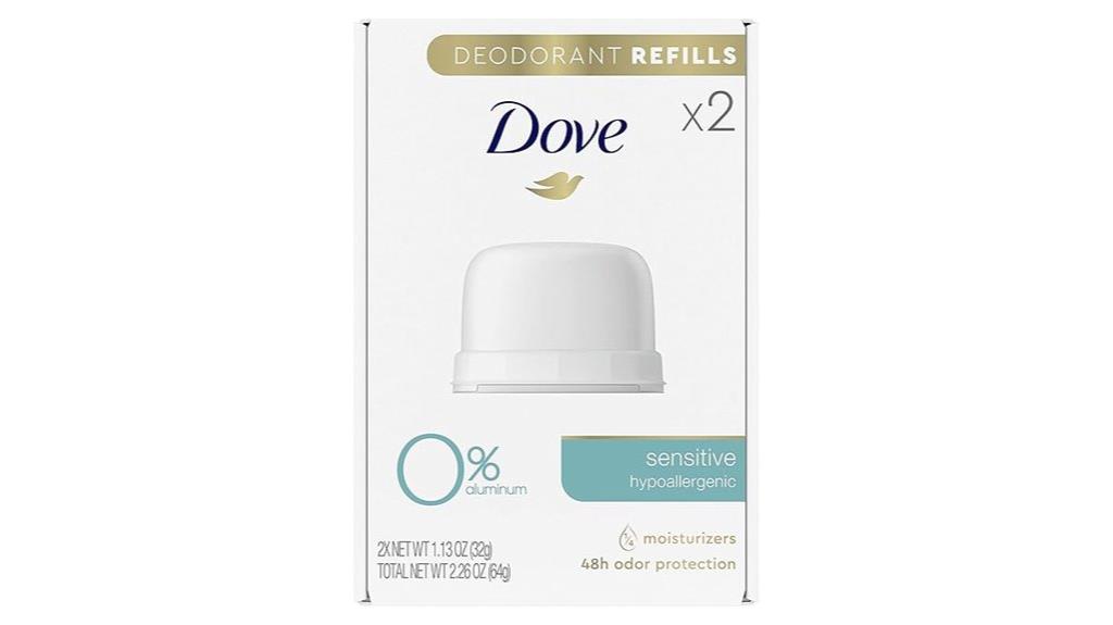 aluminum free deodorant refill