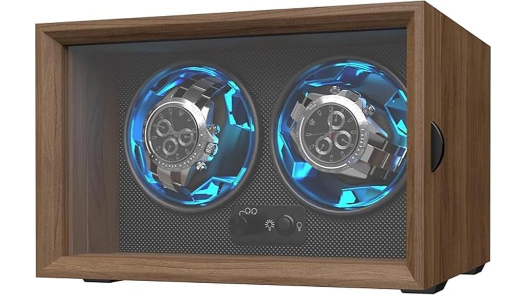 automatic watch winder blue