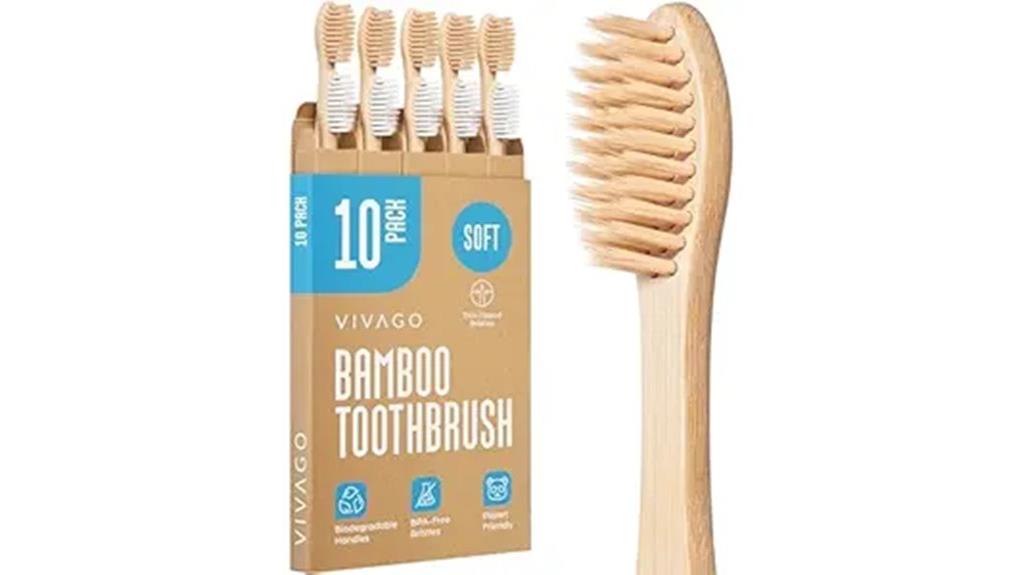 bamboo toothbrushes soft floss