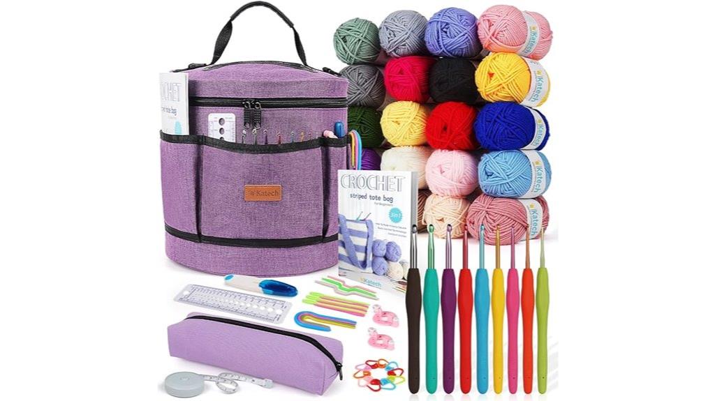 beginner crochet kit included